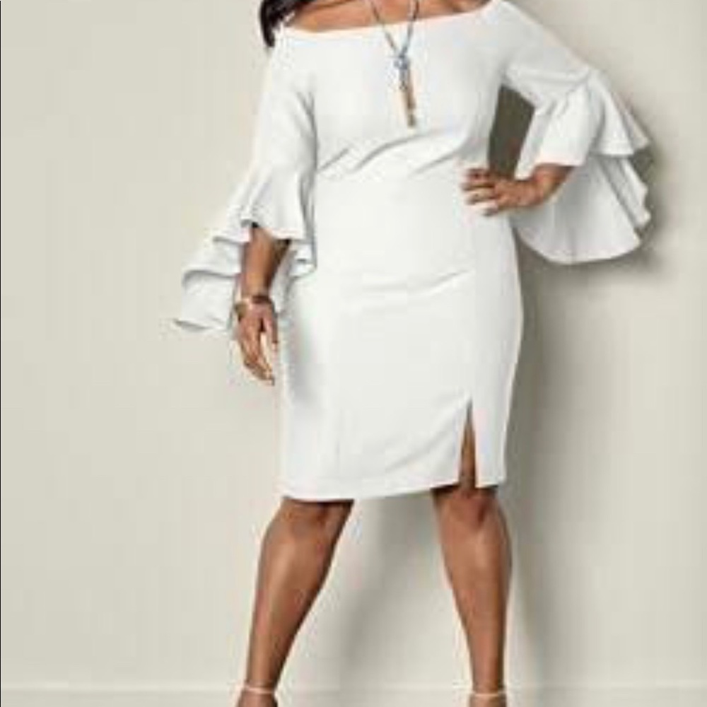 Venus White Formal Dress